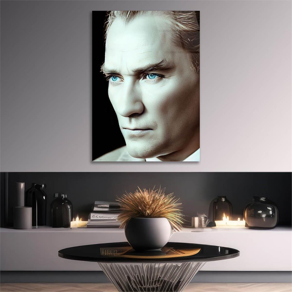 Dikey VatanTemalı Cam Tablo 277