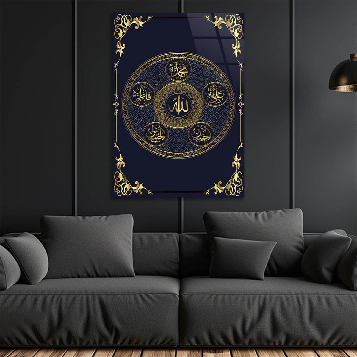 DİNİ TEMALI CAM TABLO 