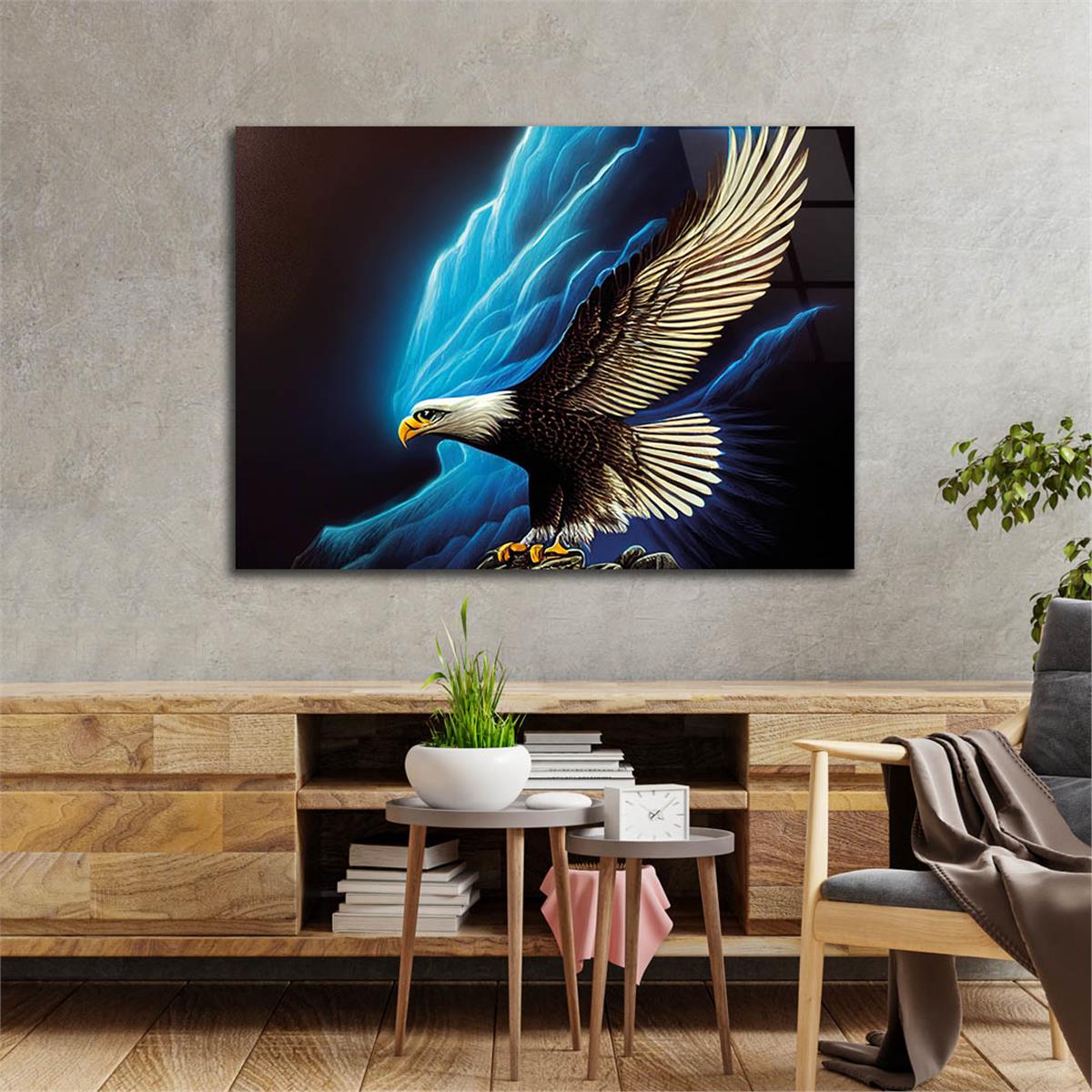 Horizontal Natured-Themed Tempered Glass Wall Art 260