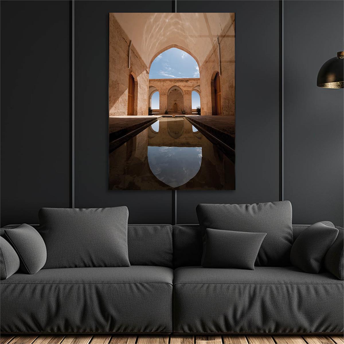 Vertical Tempered Glasss Wall Arts Art-Themed 329