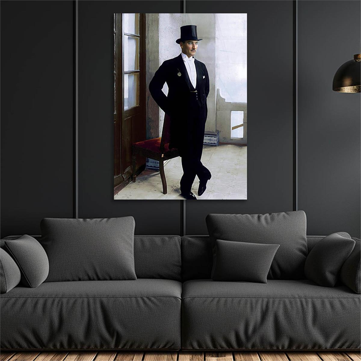 MUSTAFA KEMAL ATATÜRK Tempered Glasss Wall Art