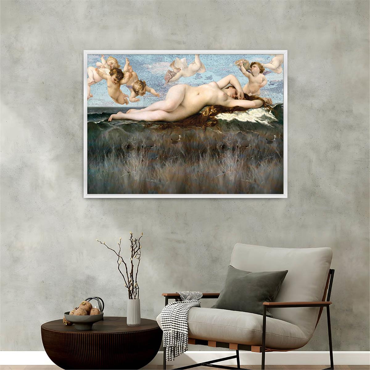 Alüminyum Çerçeveli Sanat Temalı Cam Tablo 076