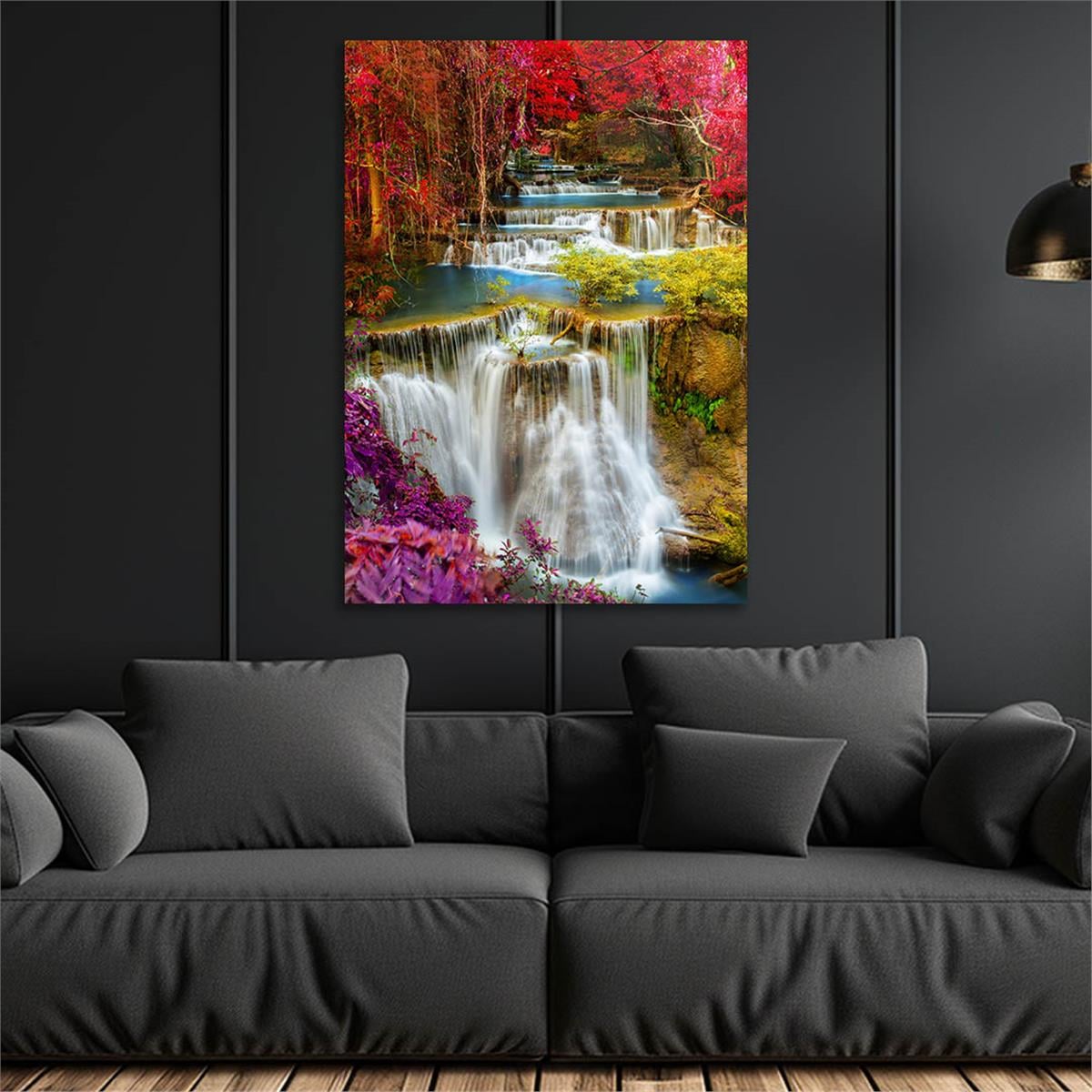 Tempered Glasss Wall Arts Natured-Themed