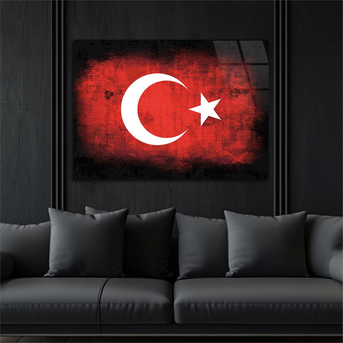 Horizontal National-Themed Tempered Glass Wall Art 78