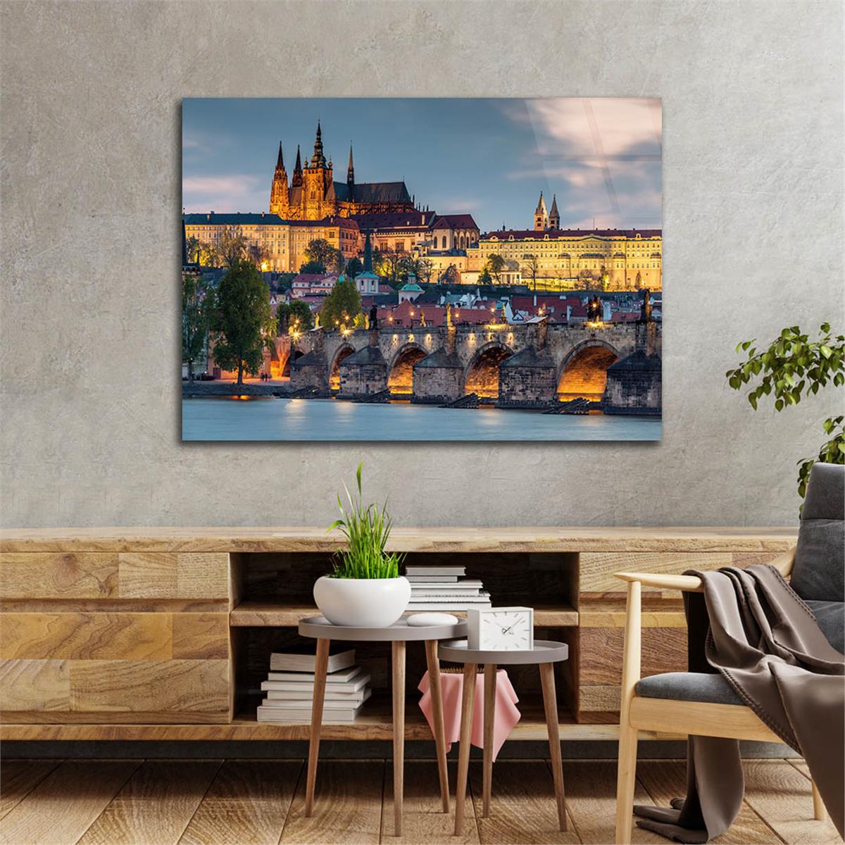 Tempered Glasss Wall Arts Natured-Themed