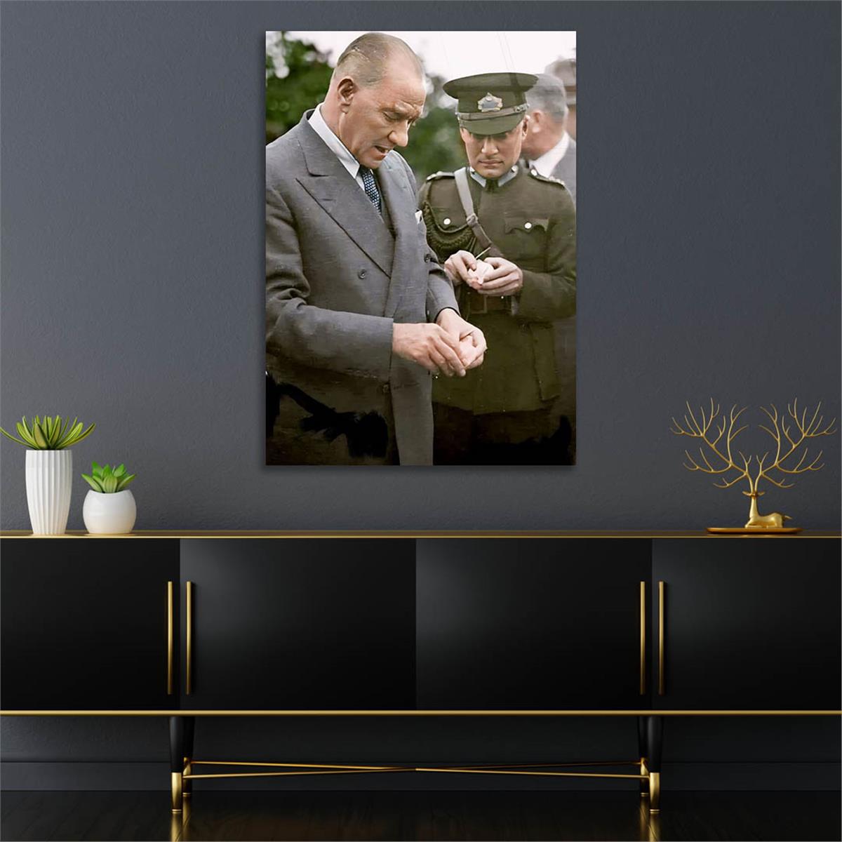 Dikey VatanTemalı Cam Tablo 171