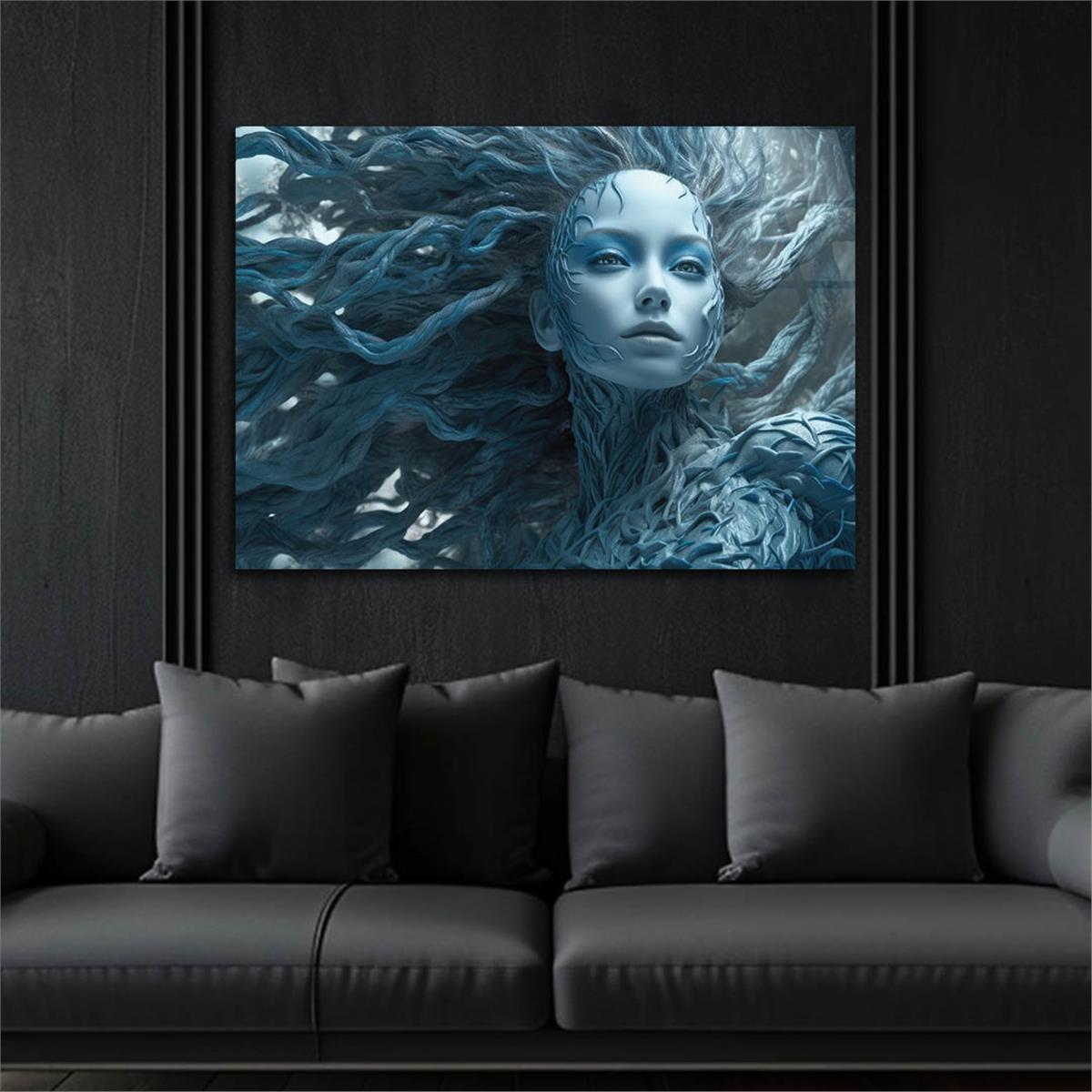 Horizontal Art-Themed Tempered Glass Wall Art 289
