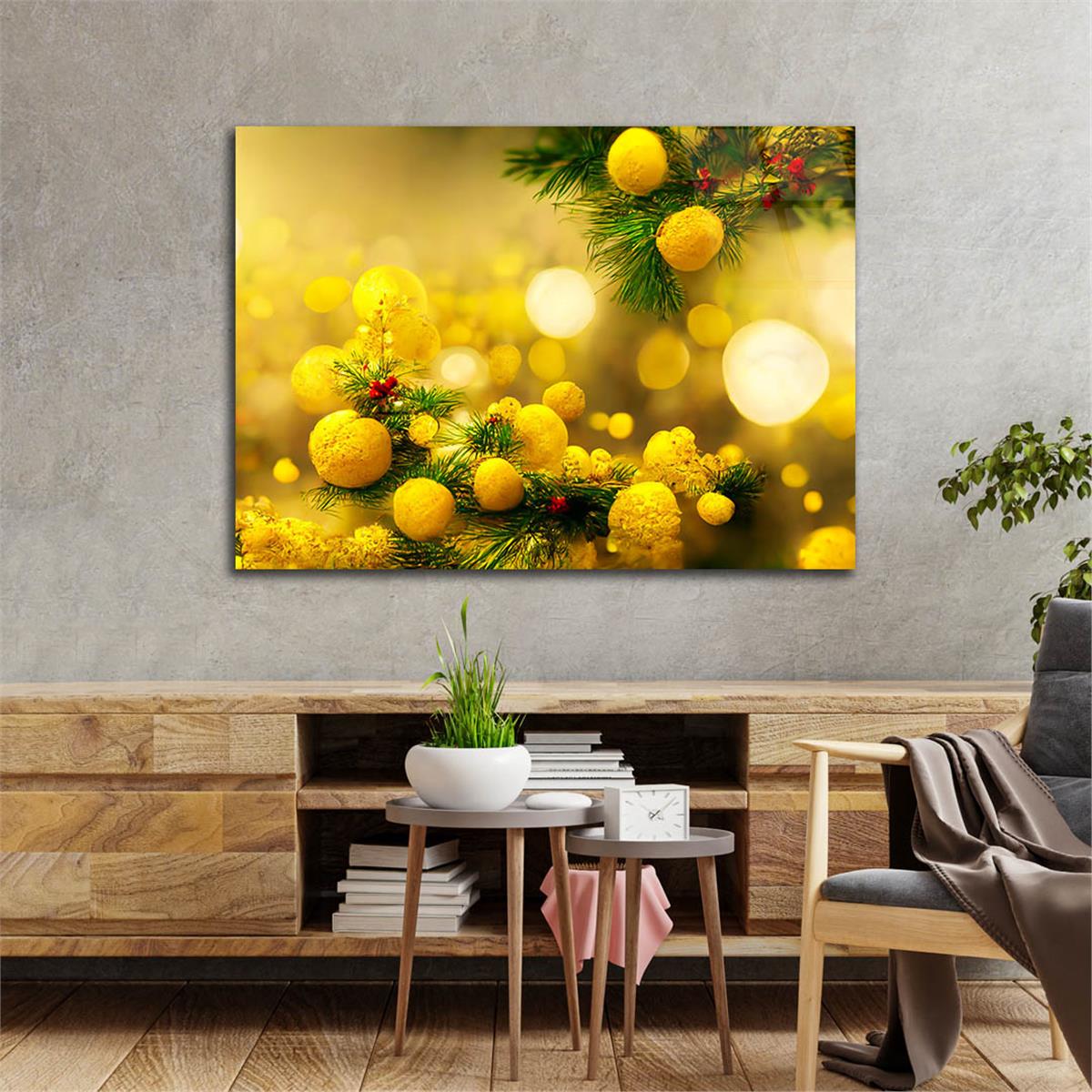 Horizontal Art-Themed Tempered Glass Wall Art 519