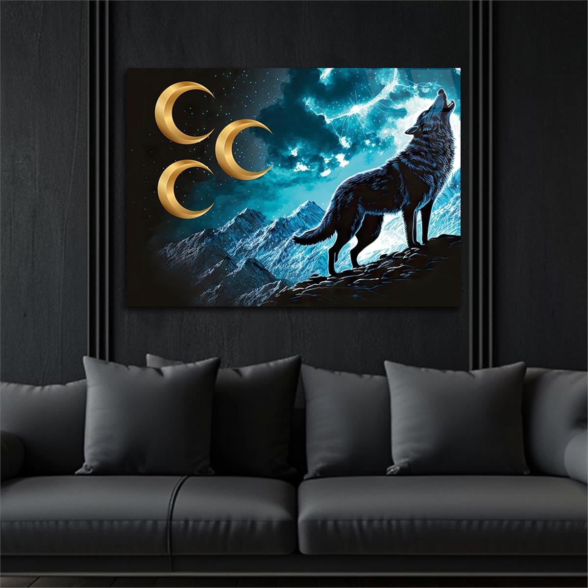 Horizontal National-Themed Tempered Glass Wall Art  36