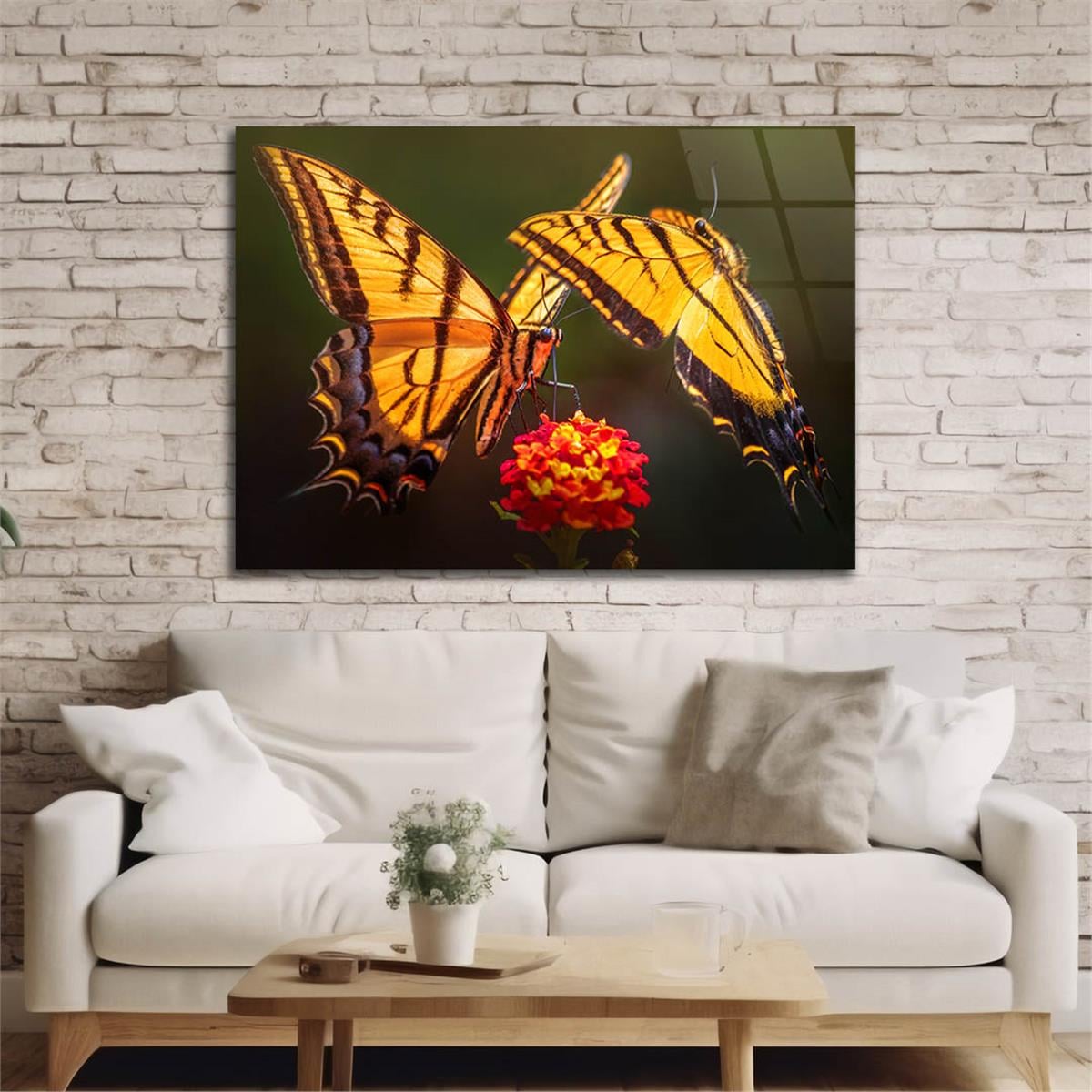 Horizontal Art-Themed Tempered Glass Wall Art 439