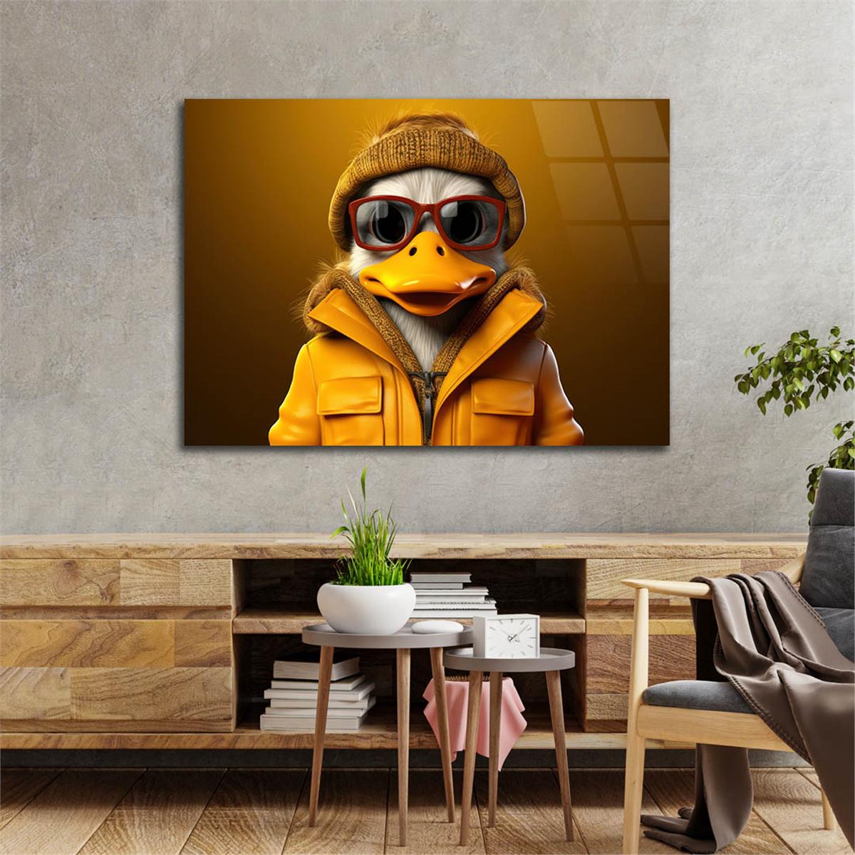 Yatay Doğa Temalı Cam Tablo 577