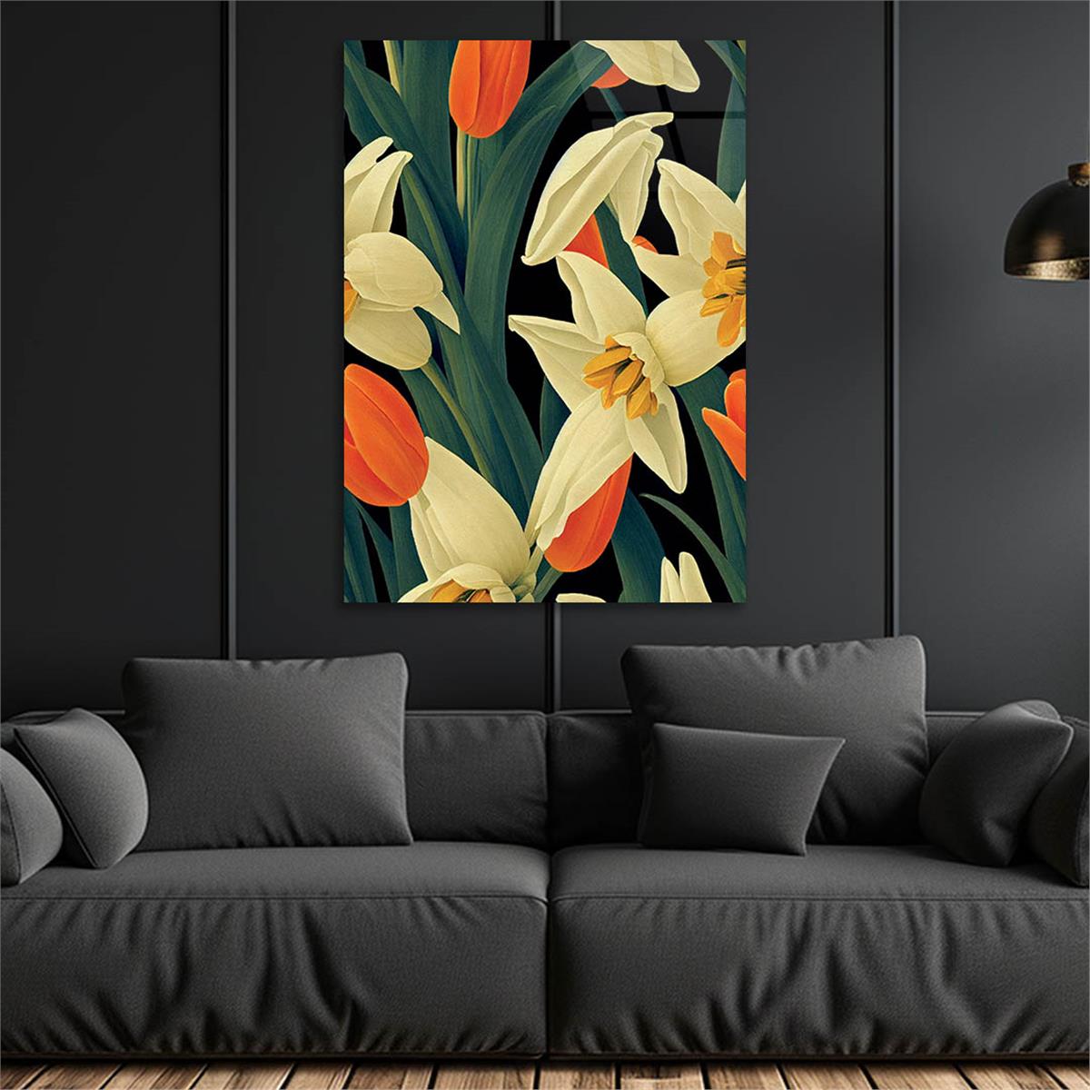 Verticale Gehard Glasschilderij Kunst Thema 235