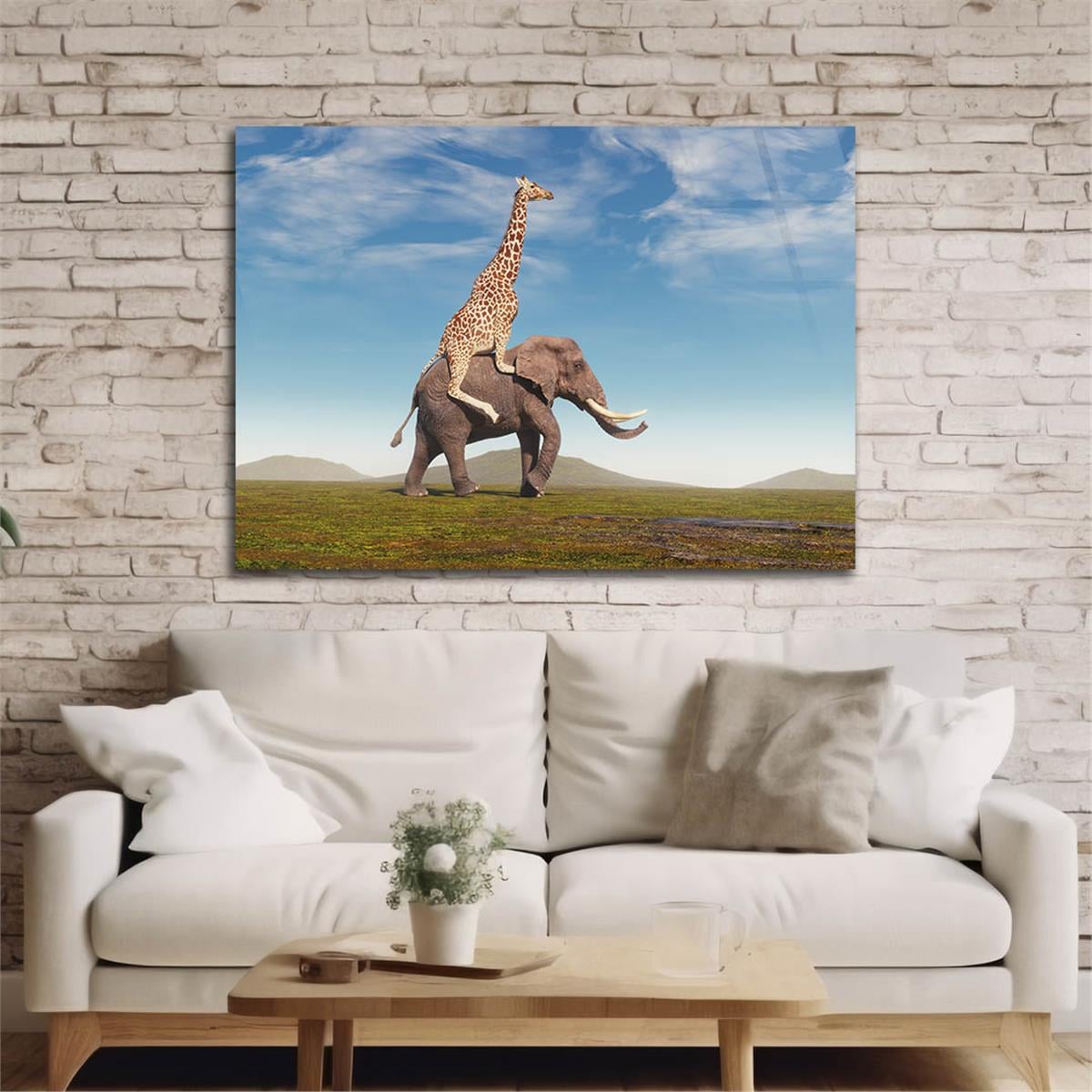 Tempered Glasss Wall Arts Natured-Themed