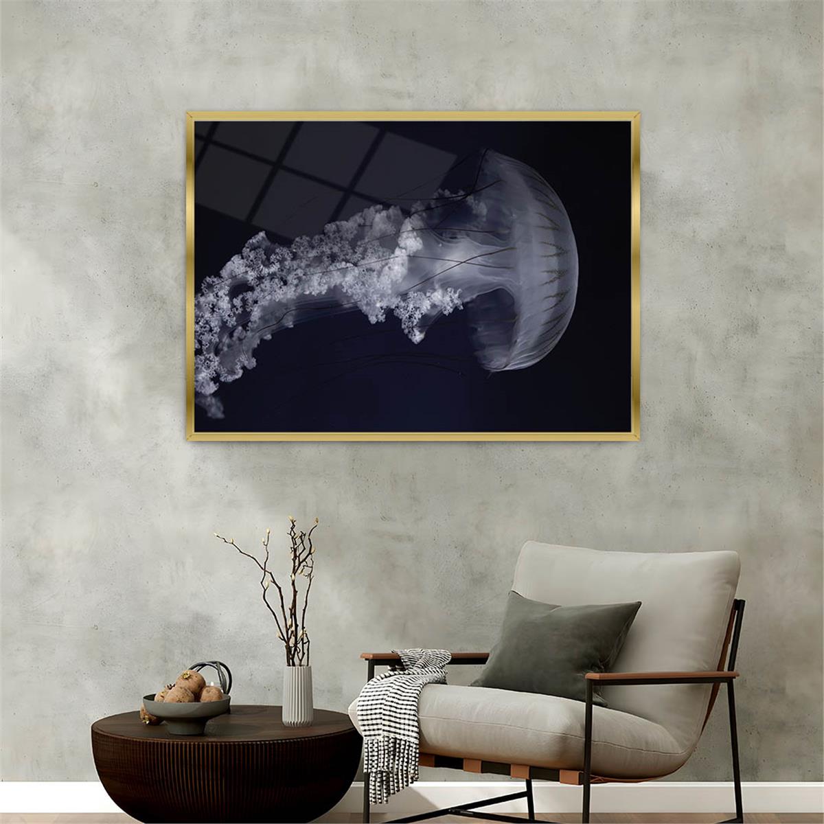 Alüminyum Çerçeveli Sanat Temalı Cam Tablo 061