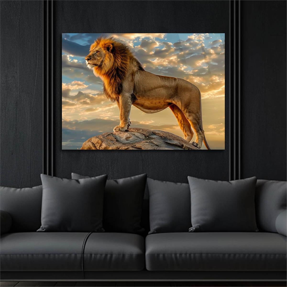 Yatay Doğa Temalı Cam Tablo 481