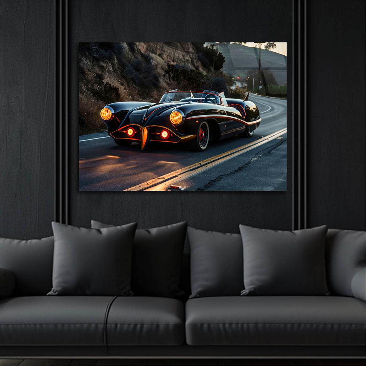 Yatay DoğaTemalı Cam Tablo 407