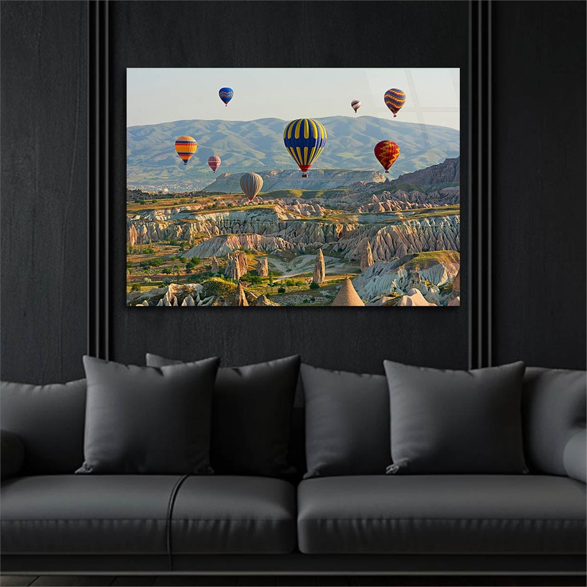 Tempered Glasss Wall Arts Natured-Themed