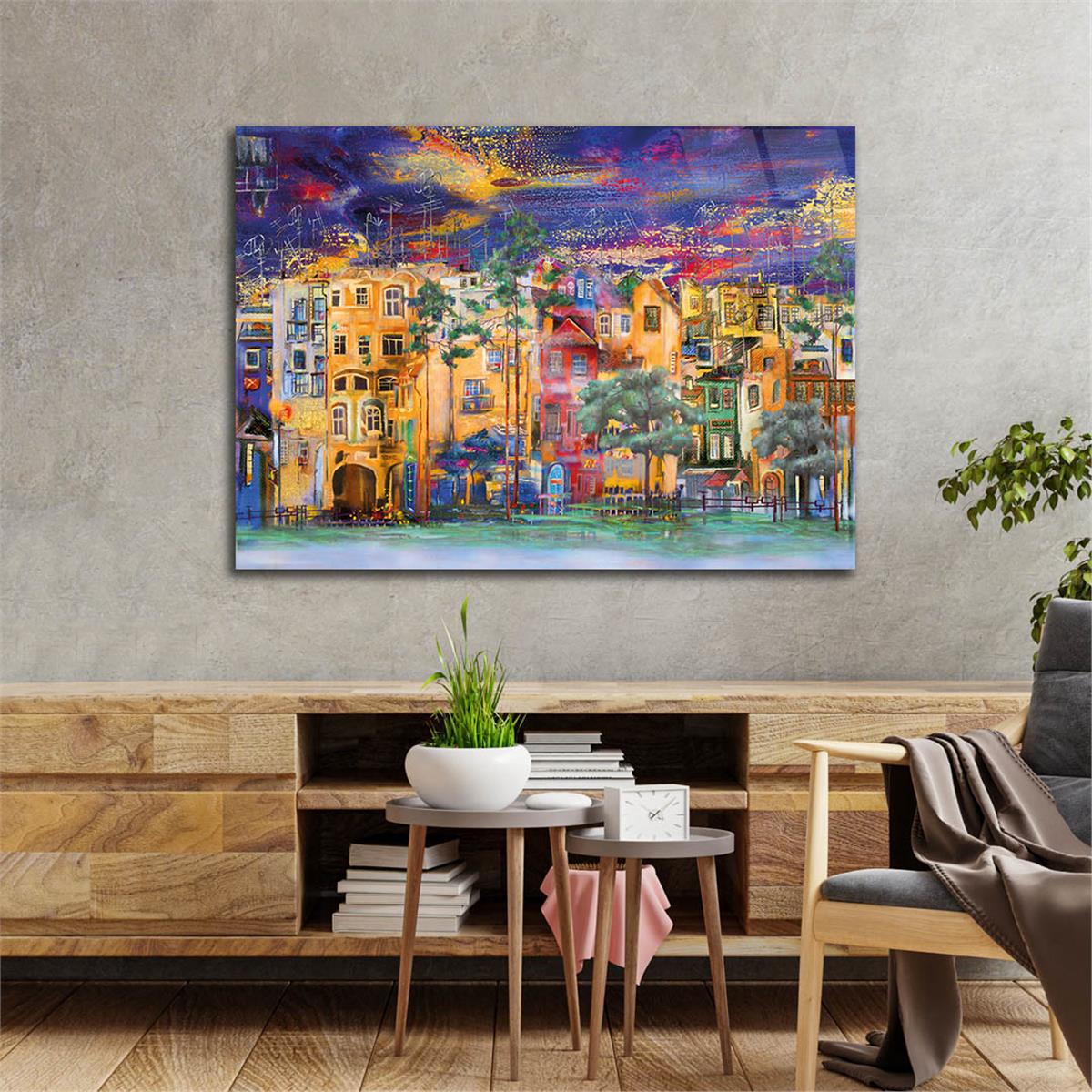 Tempered Glasss Wall Arts Art-Themed