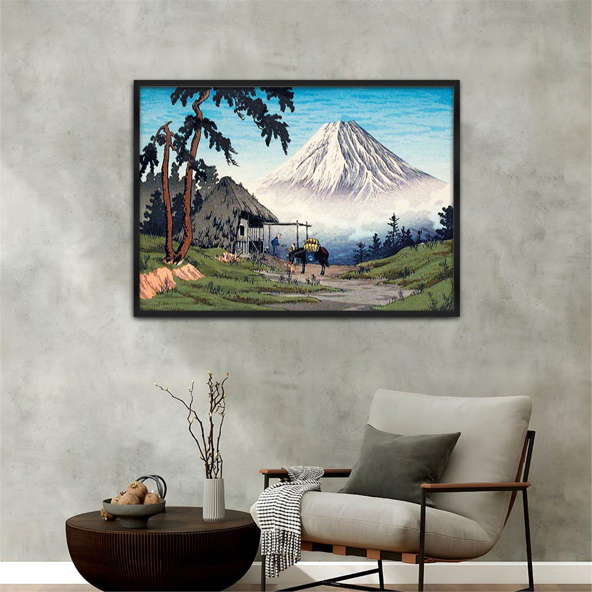 Aluminum-Framed Art-Themed Tempered Glass Wall Art 001