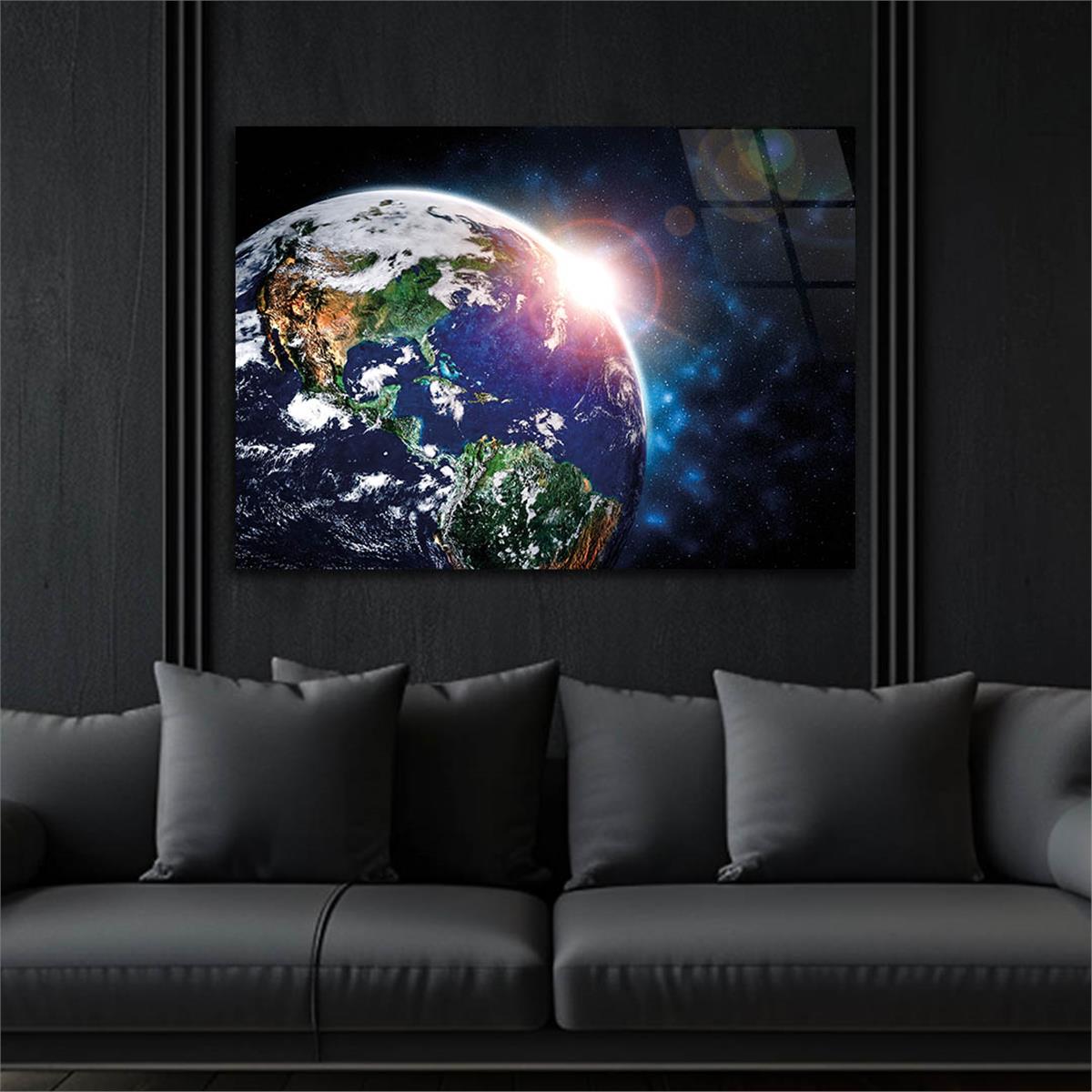 Horizontal Art-Themed Tempered Glass Wall Art 275