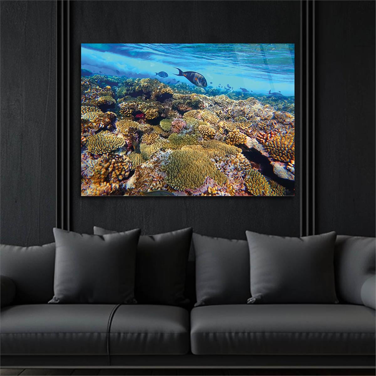 Tempered Glasss Wall Arts Natured-Themed