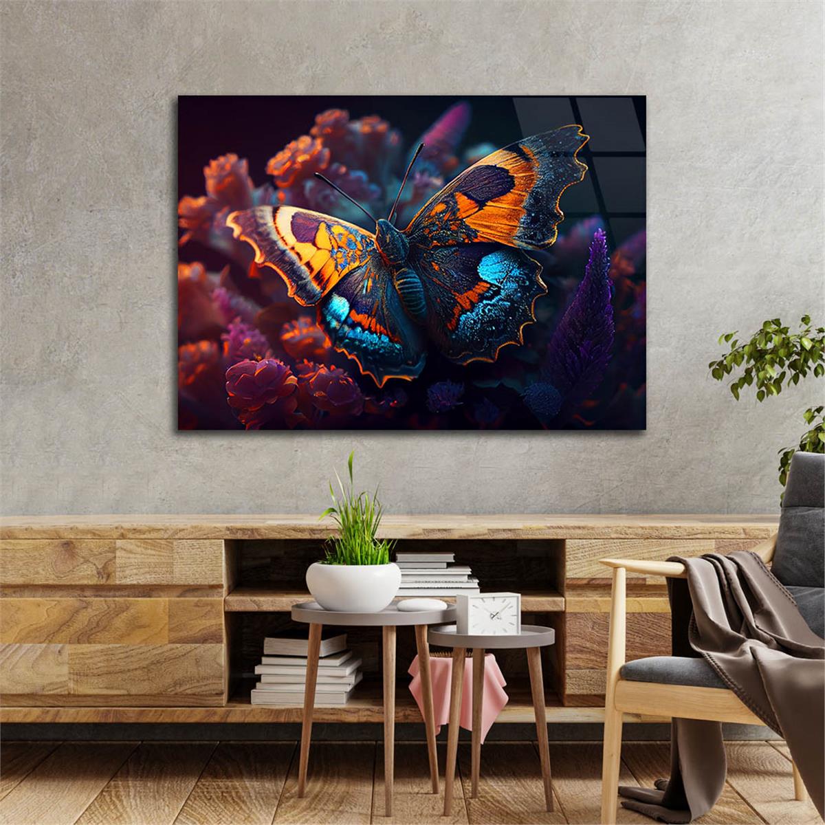 Horizontal Art-Themed Tempered Glass Wall Art 430