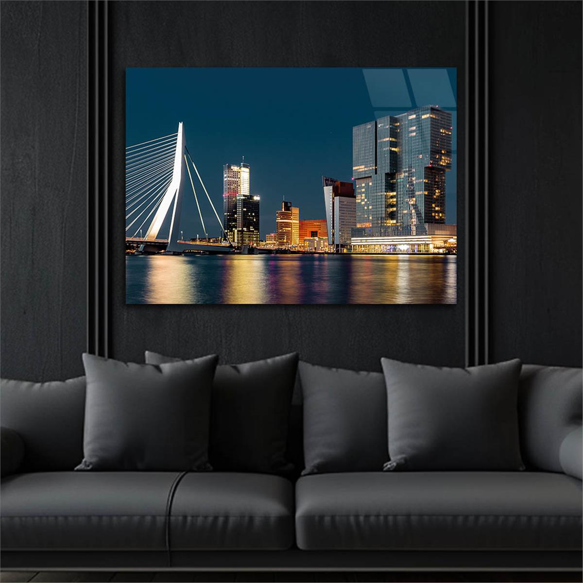 Tempered Glasss Wall Arts Natured-Themed