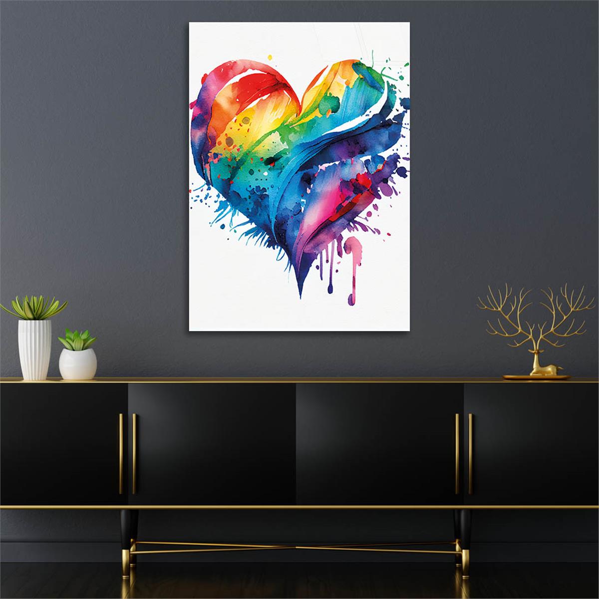 Verticale Gehard Glasschilderij Natuur Thema 119