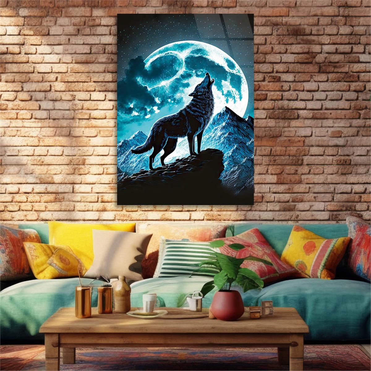 Verticale Gehard Glasschilderij Natuur Thema 192