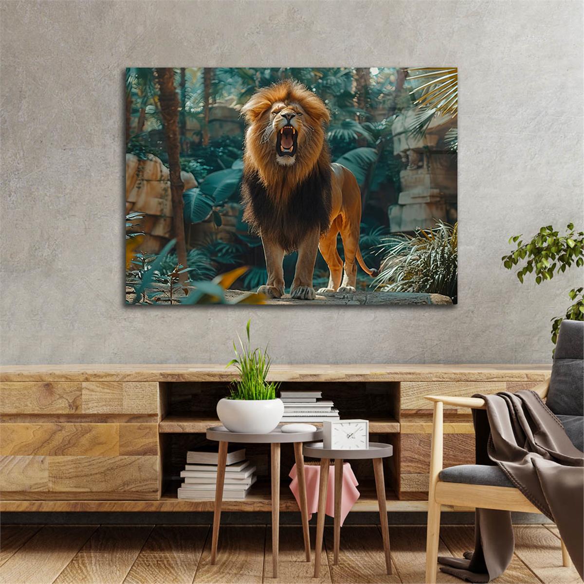 Yatay Doğa Temalı Cam Tablo 534