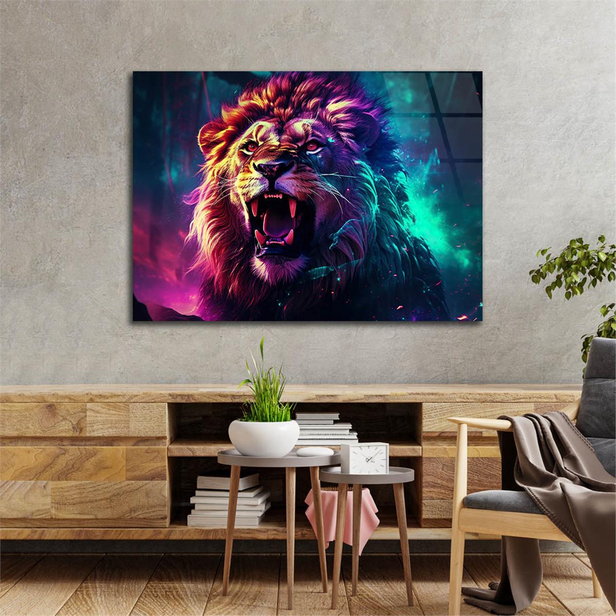 Yatay Doğa Temalı Cam Tablo 503