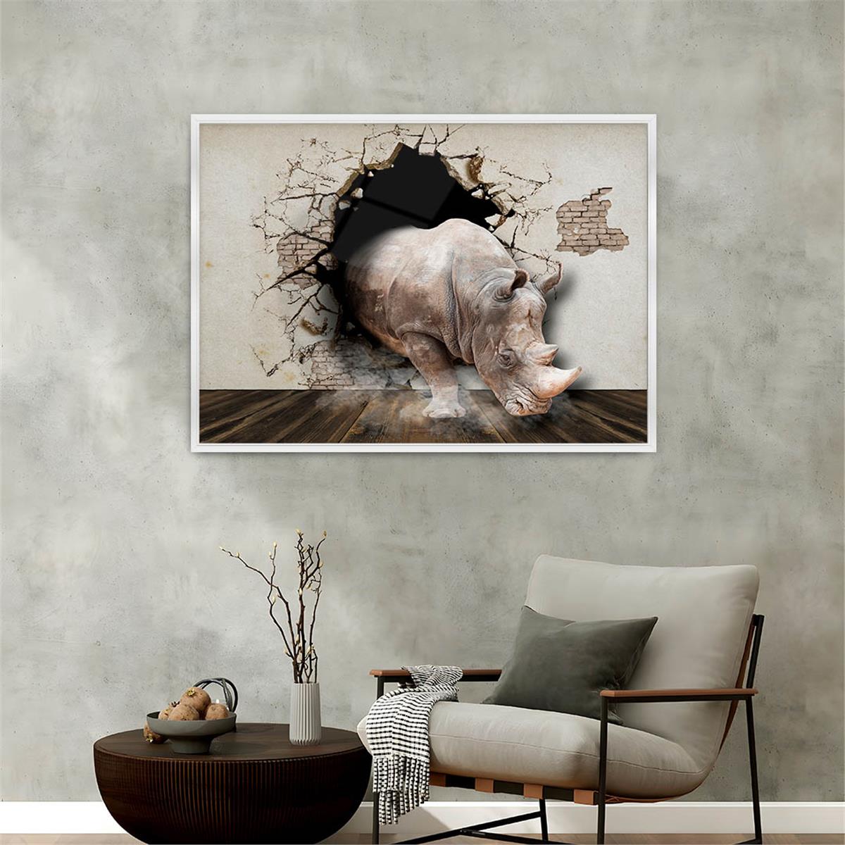 Alüminyum Çerçeveli Doğa Temalı Cam Tablo 107