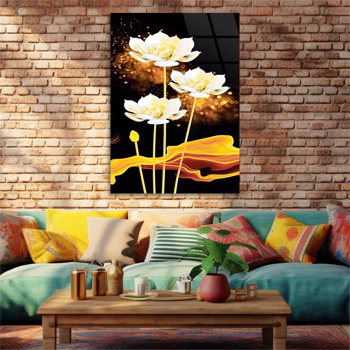 Tempered Glasss Wall Arts Art-Themed