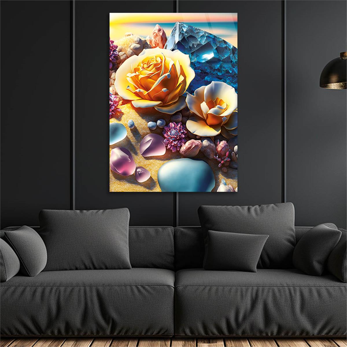 Verticale Gehard Glasschilderij Natuur Thema 153