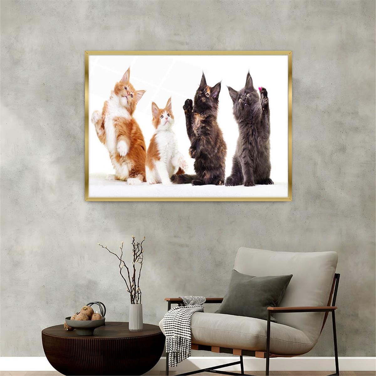 bedrucktes Glas mit Aluminiumrahmen und Natur Themen 