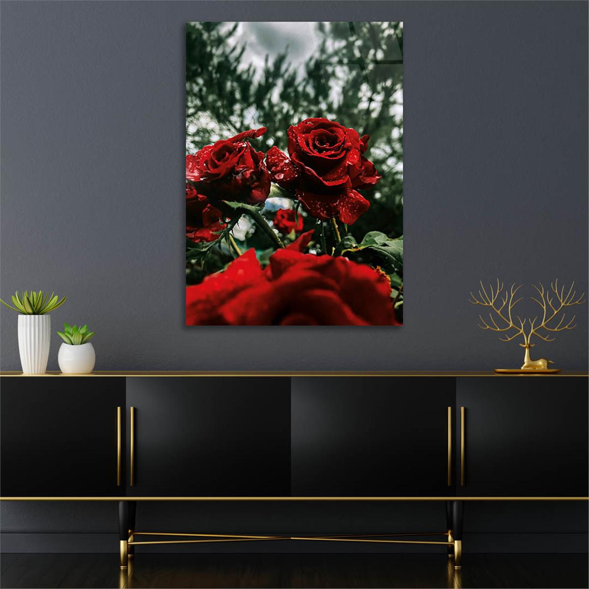 Verticale Gehard Glasschilderij Natuur Thema 175