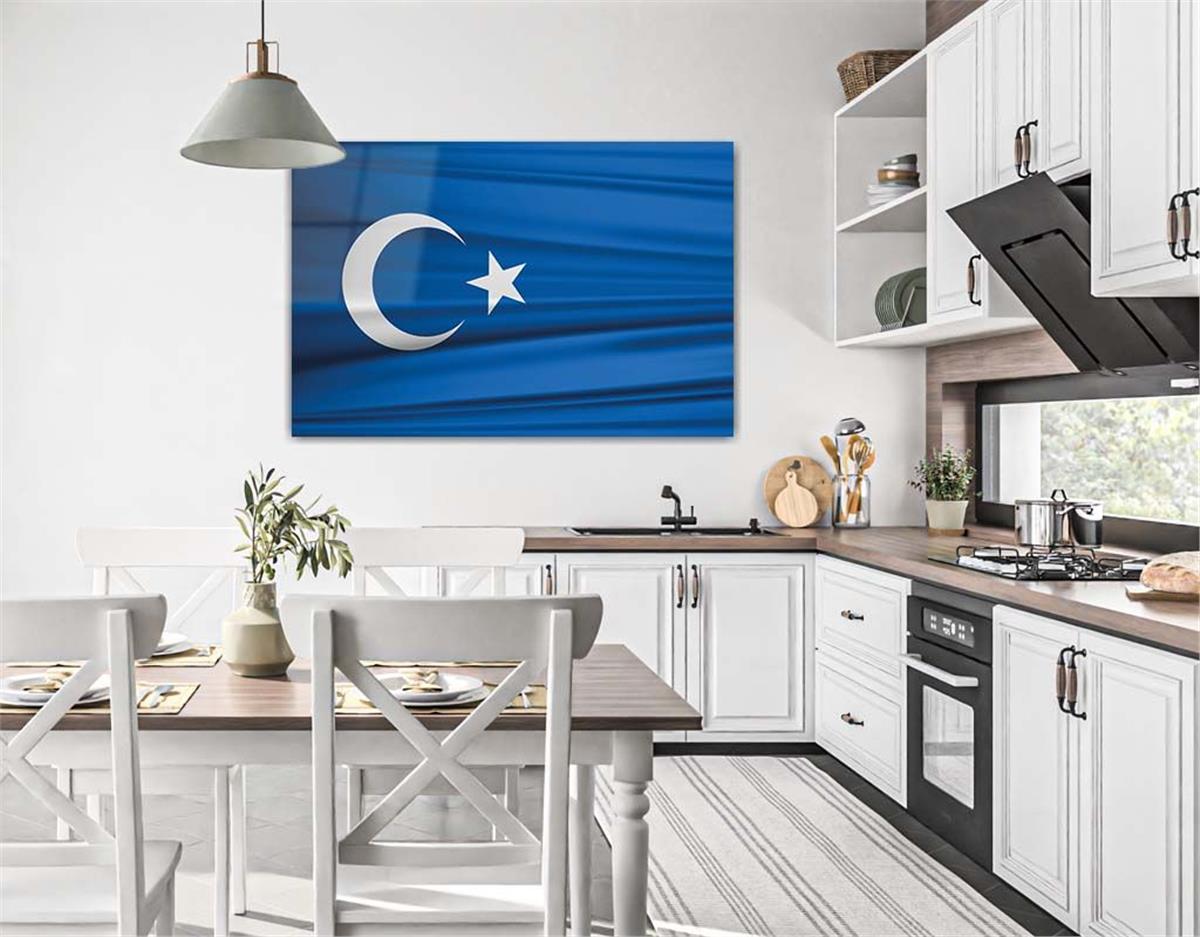Horizontal National-Themed Tempered Glass Wall Art 72