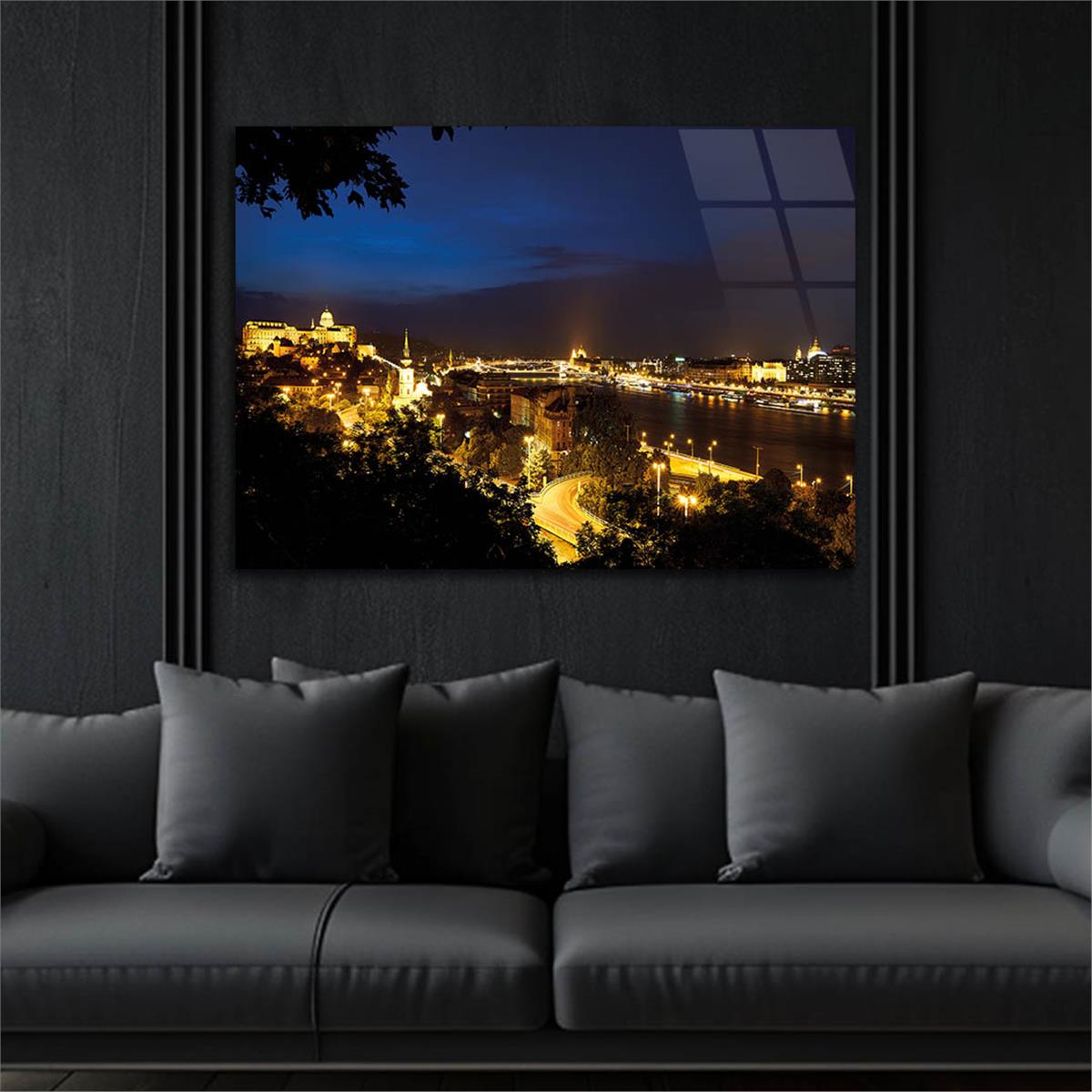 Tempered Glasss Wall Arts Natured-Themed