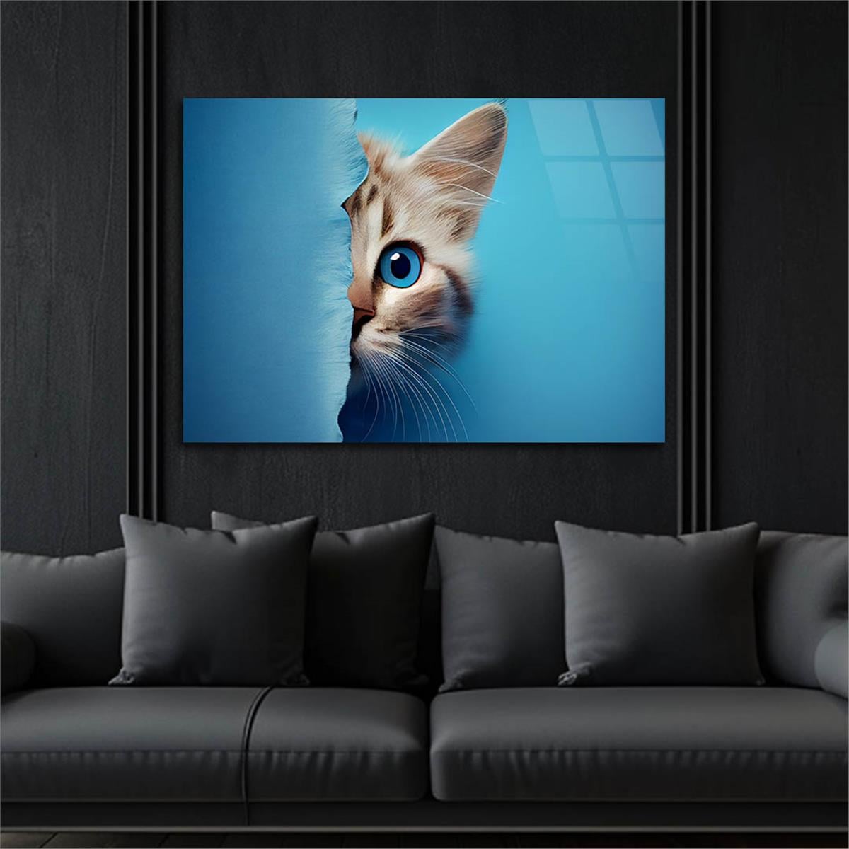 Yatay DoğaTemalı Cam Tablo 380