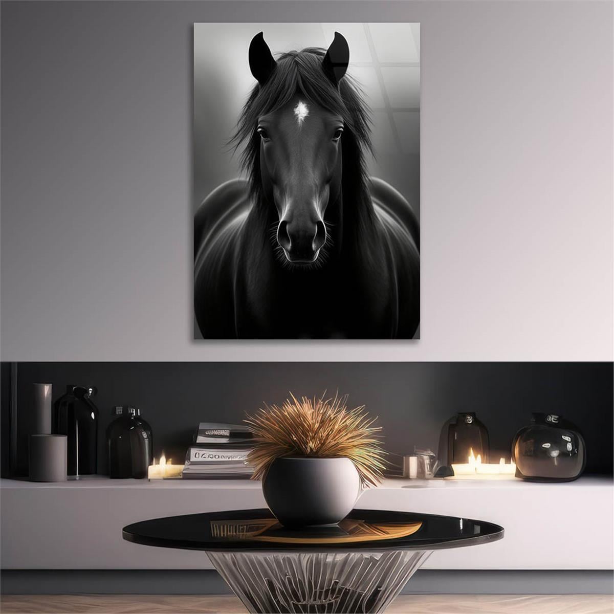 Dikey Doğa Temalı Cam Tablo 386