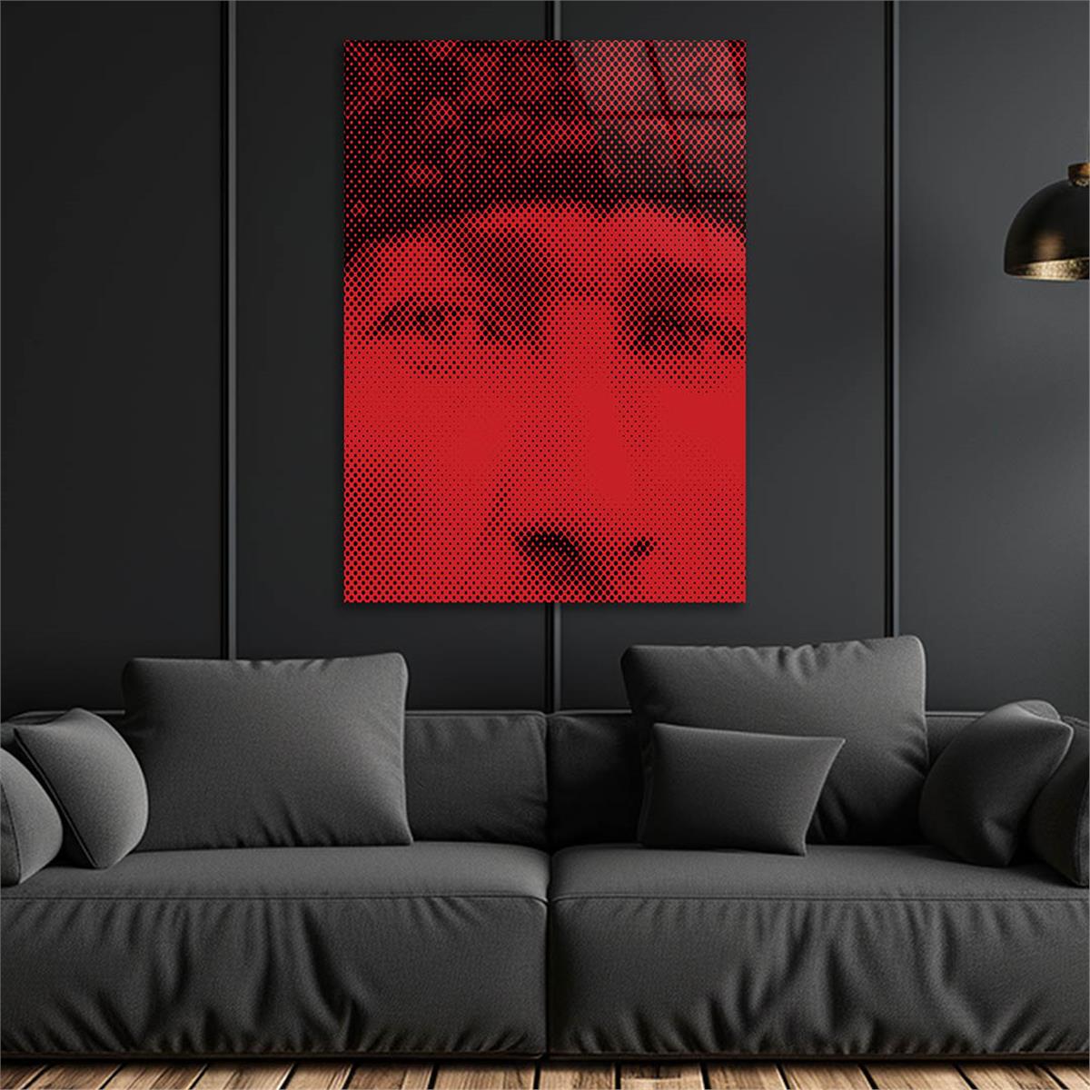Dikey VatanTemalı Cam Tablo 167
