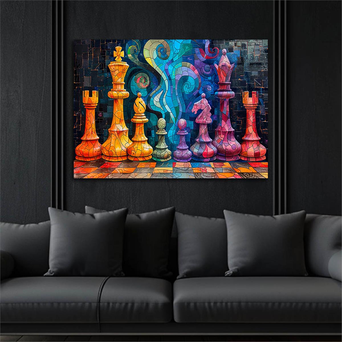 Sanat Temalı Cam Tablo 398