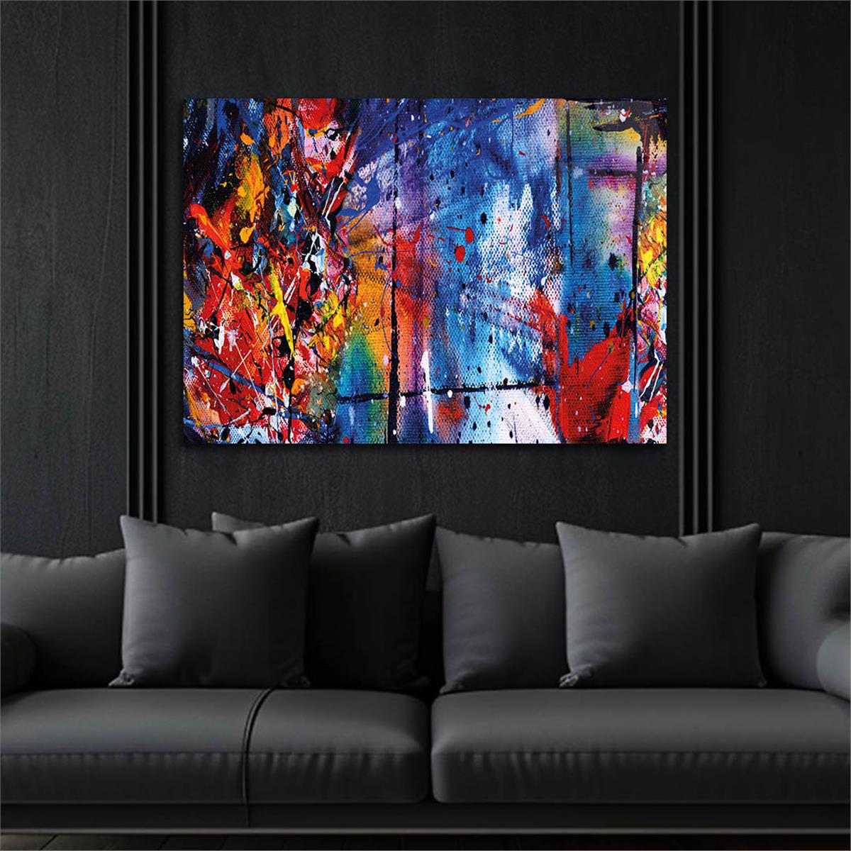 Horizontal Art-Themed Tempered Glass Wall Art 299