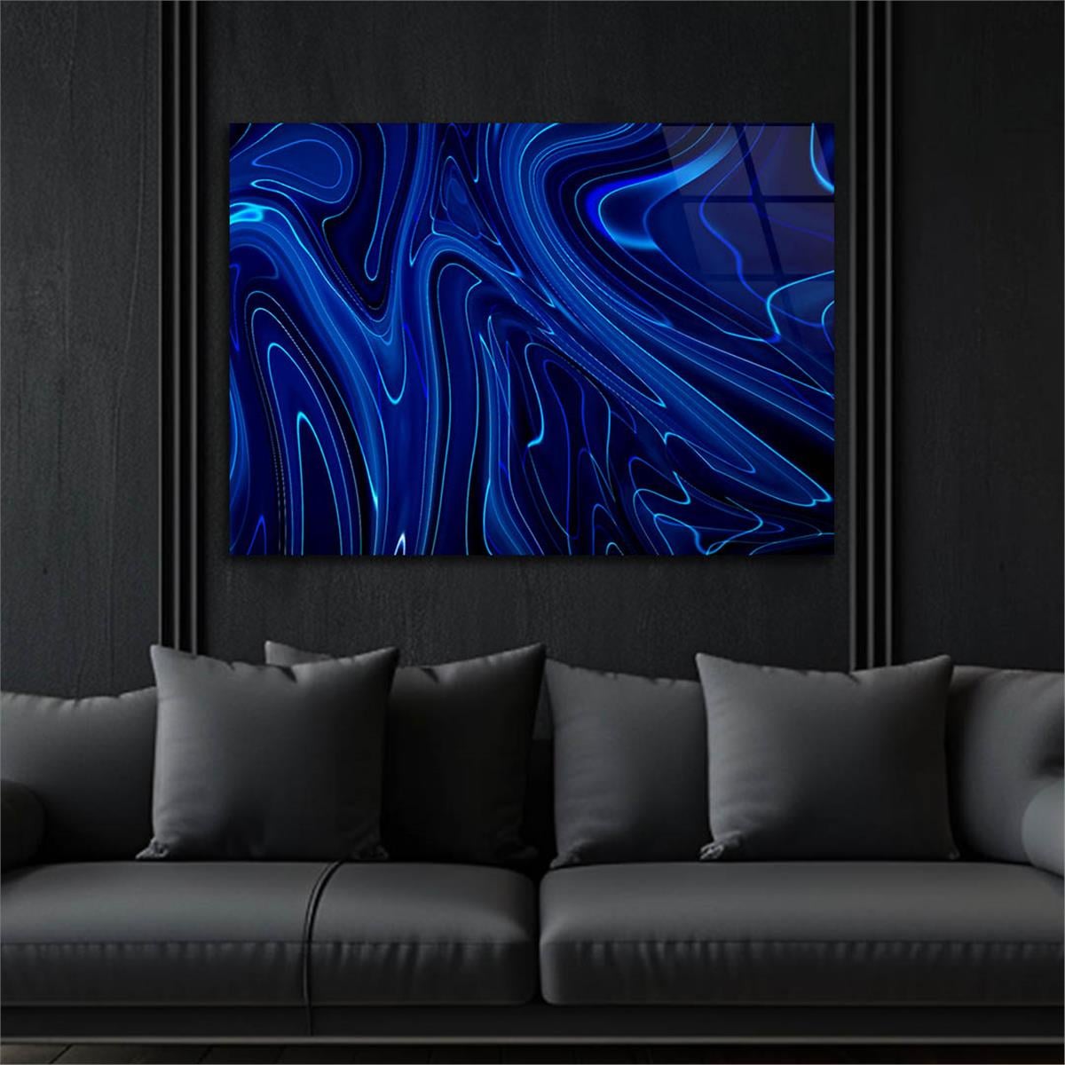 Horizontal Art-Themed Tempered Glass Wall Art 509
