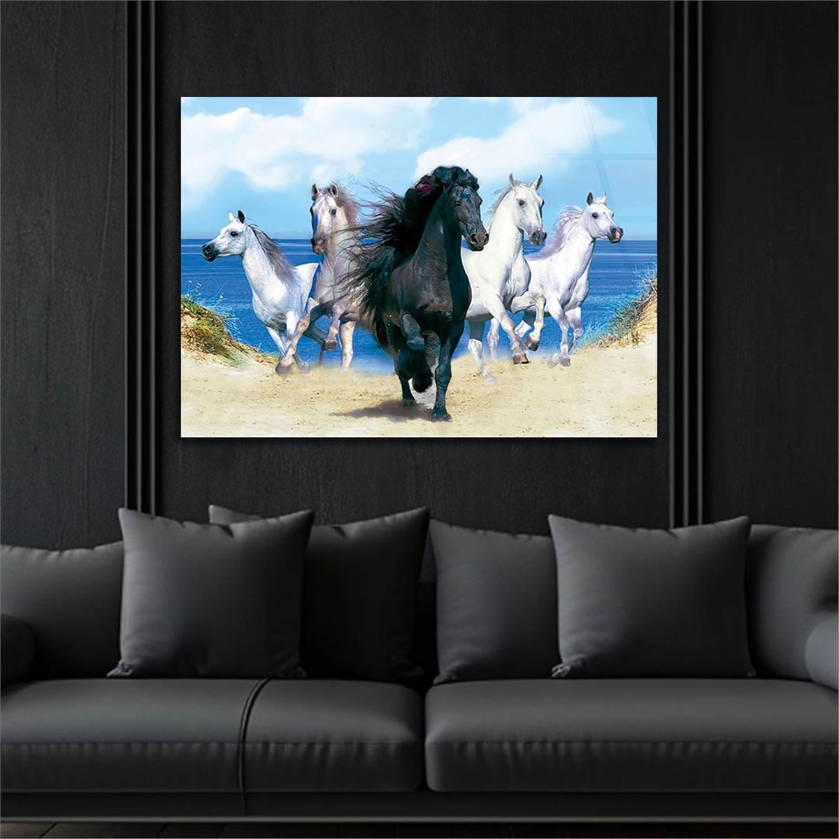 Tempered Glasss Wall Arts Natured-Themed