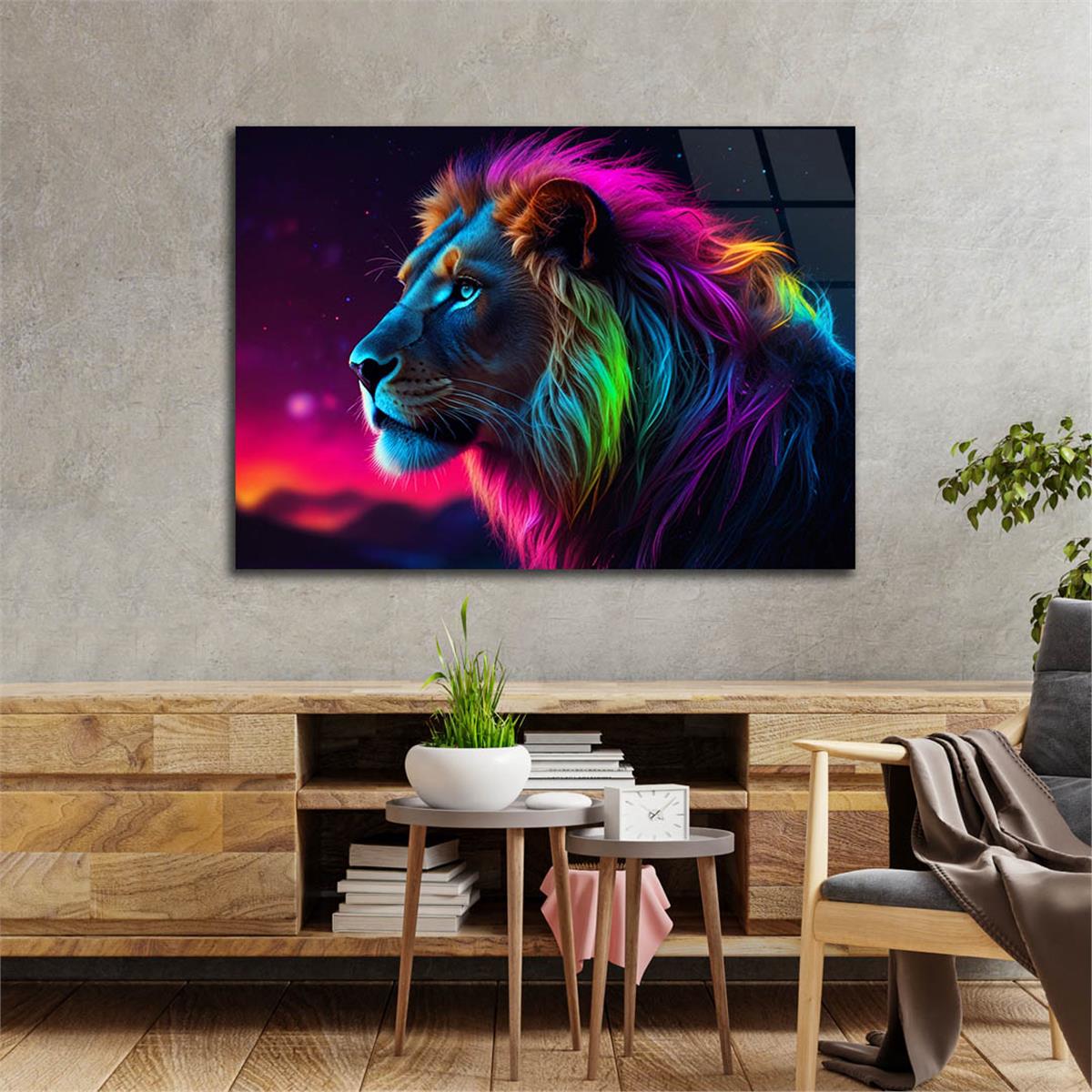 Yatay Doğa Temalı Cam Tablo 505