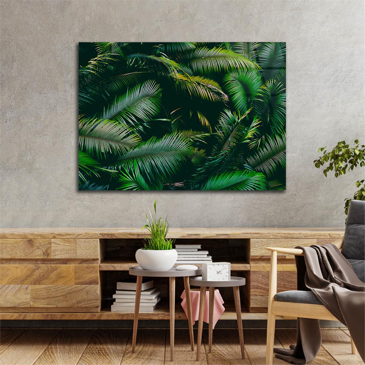 Horizontal Art-Themed Tempered Glass Wall Art 572