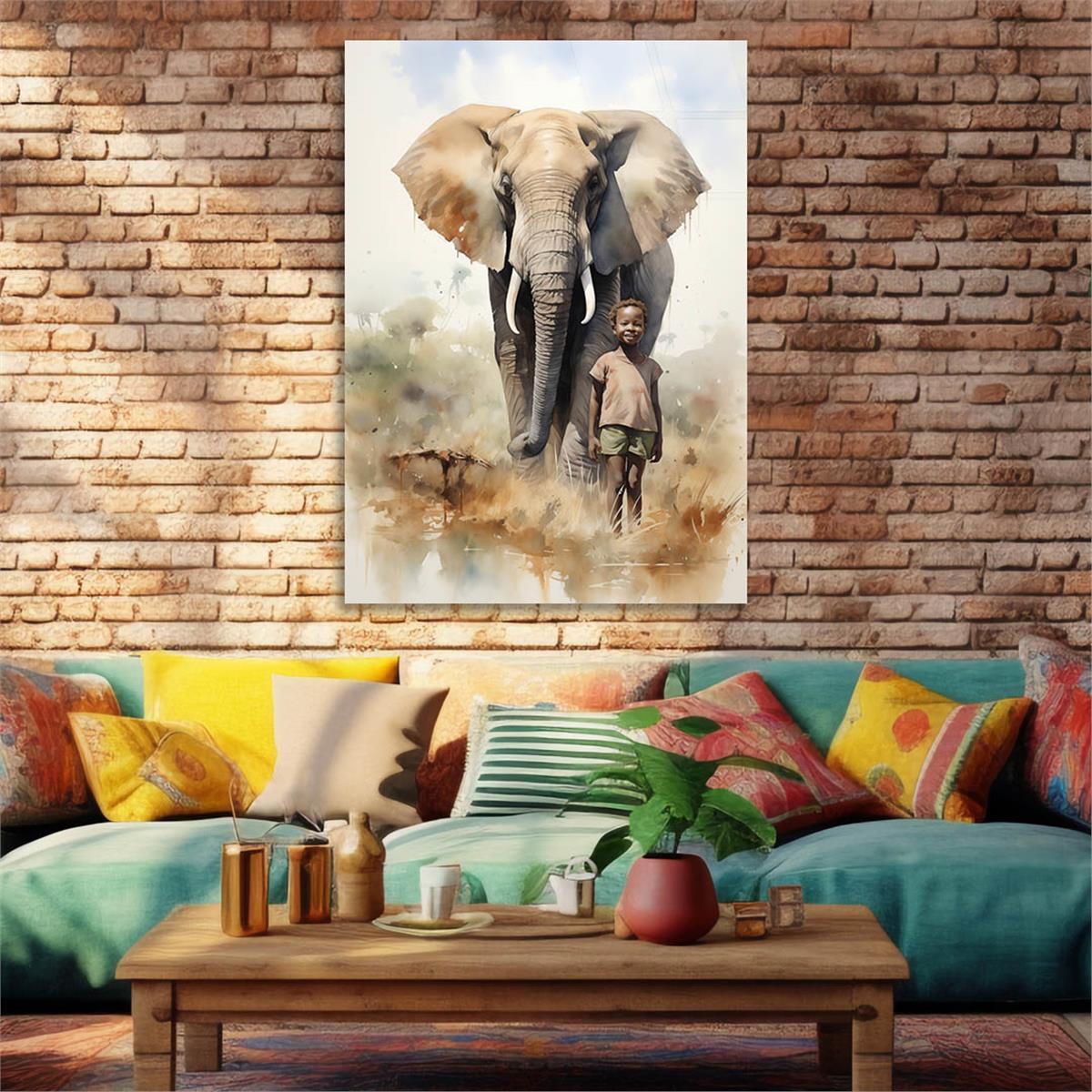 Dikey Doğa Temalı Cam Tablo 408