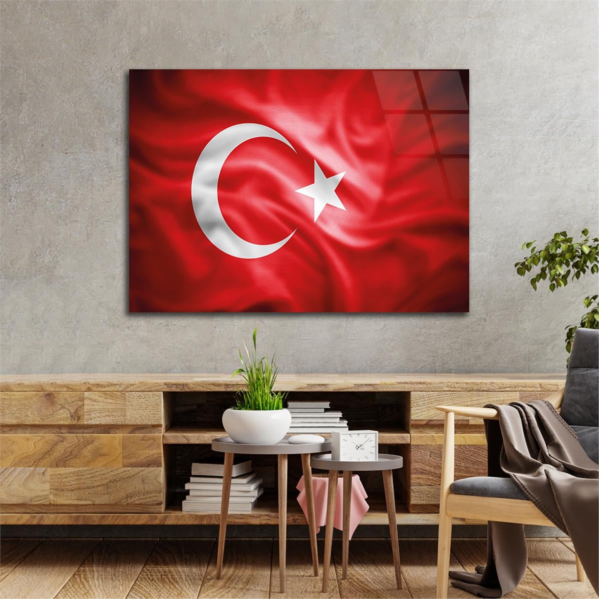 Horizontal National-Themed Tempered Glass Wall Art 61