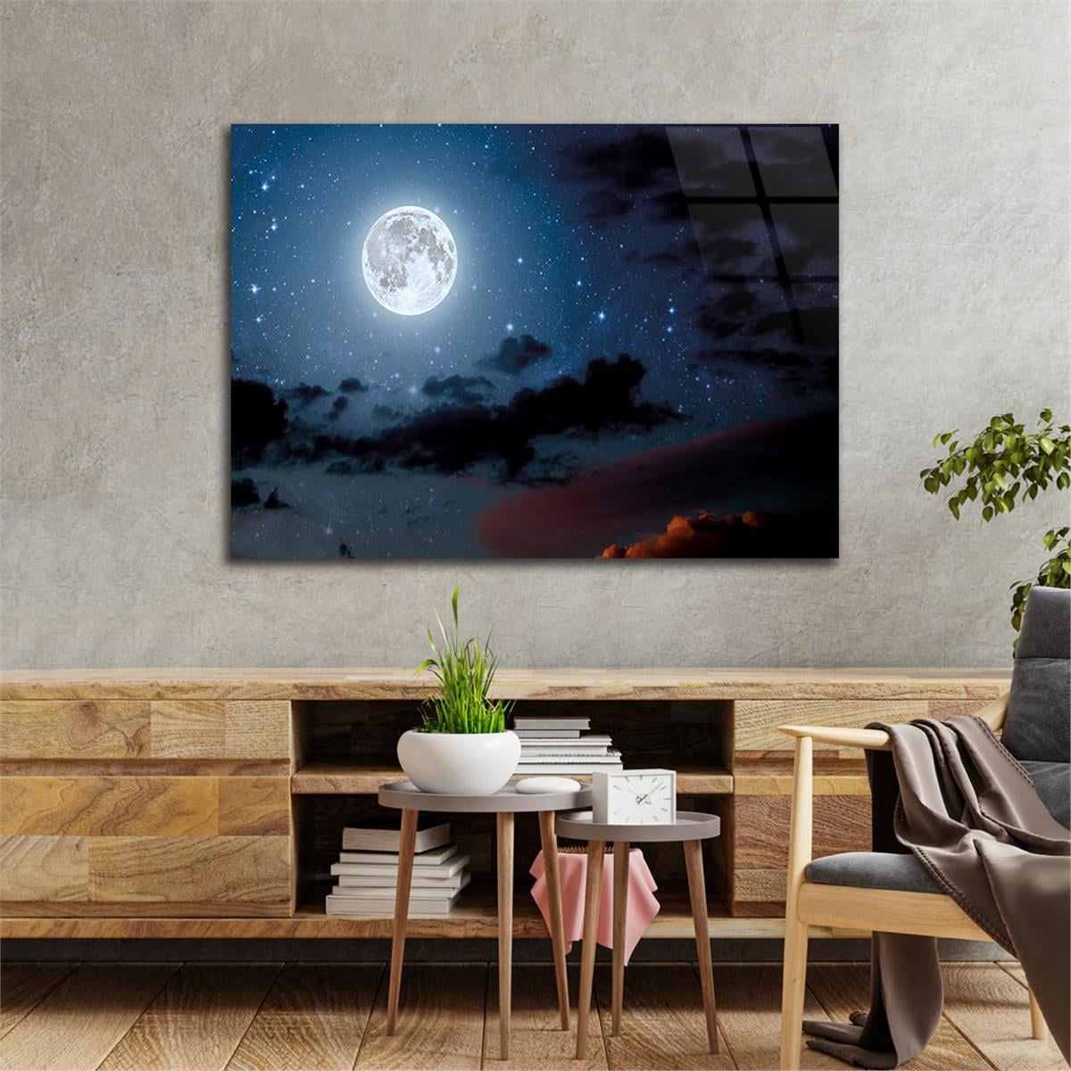 Tempered Glasss Wall Arts Natured-Themed